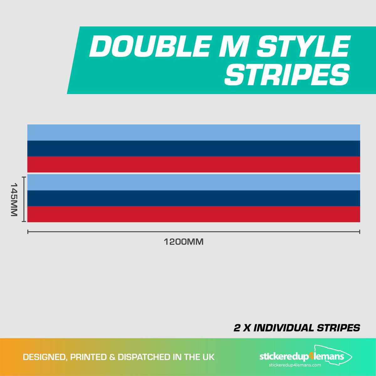 Double &#39;M&#39; Style Stripe