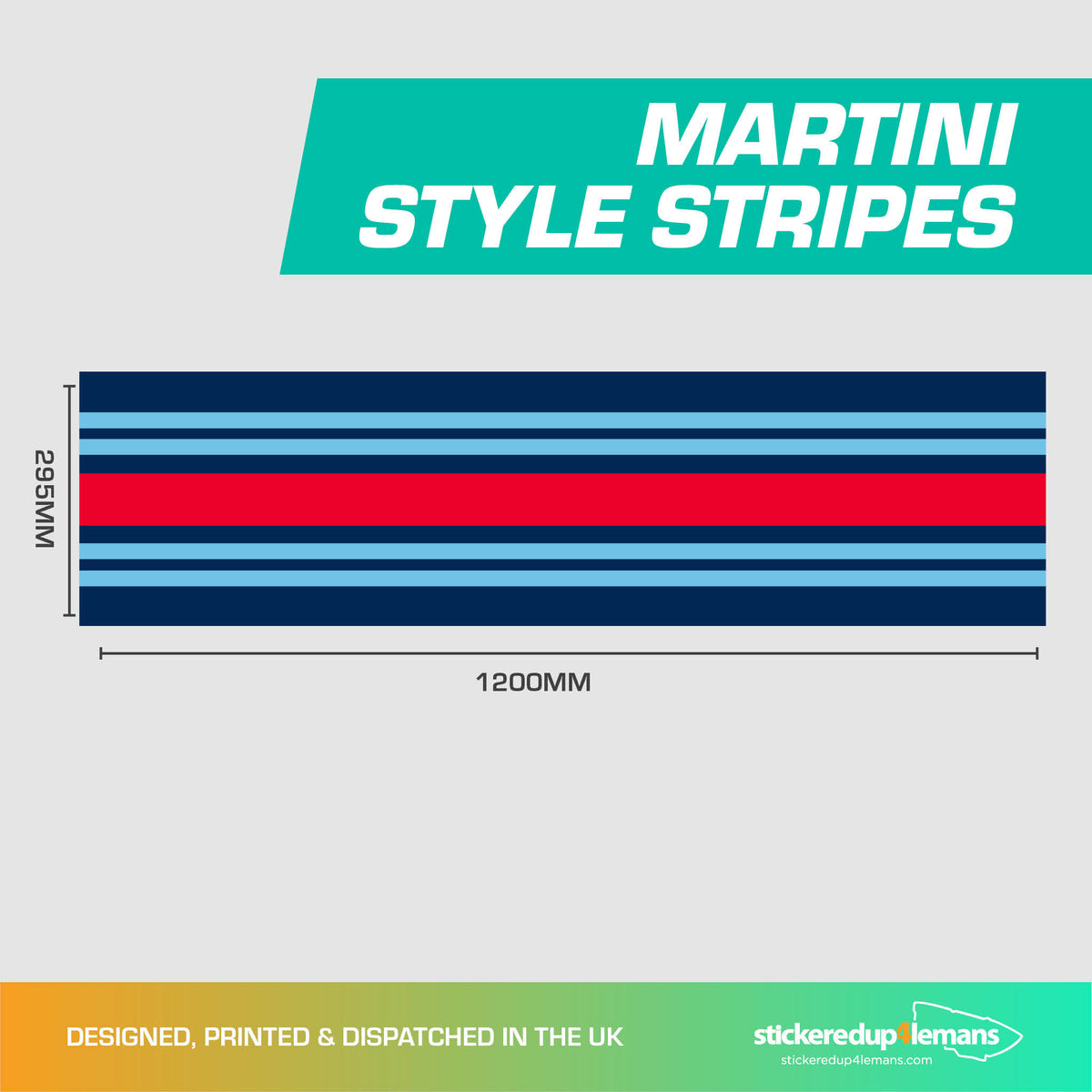 &#39;Martini&#39; Style Stripe