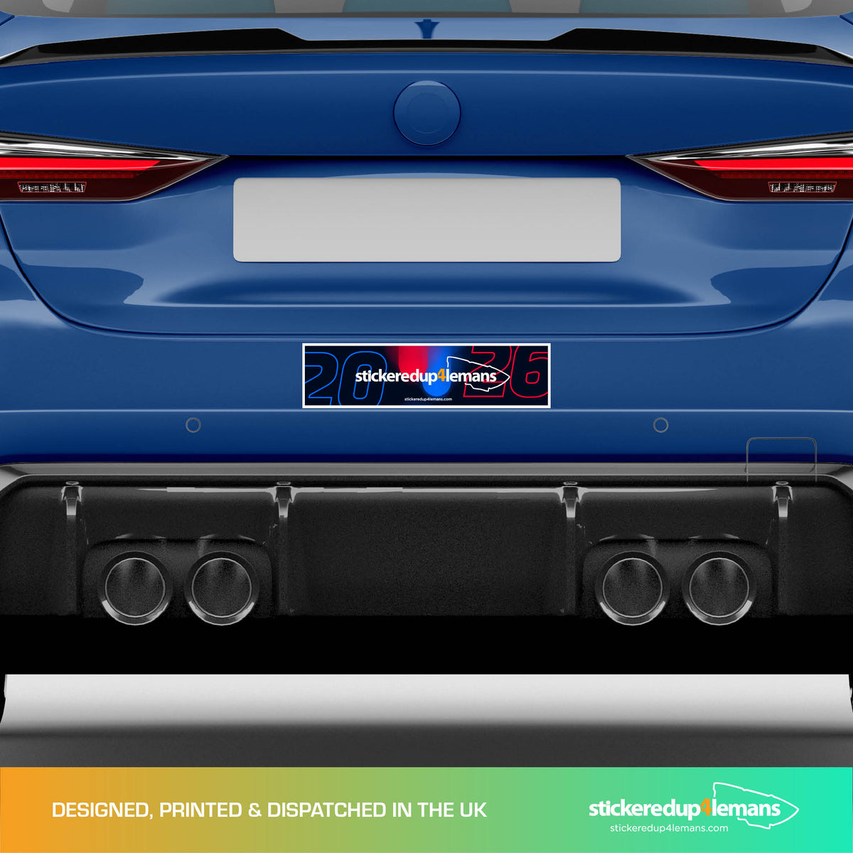 SU4LM 2026 Bumper Sticker - StickeredUp4LeMans