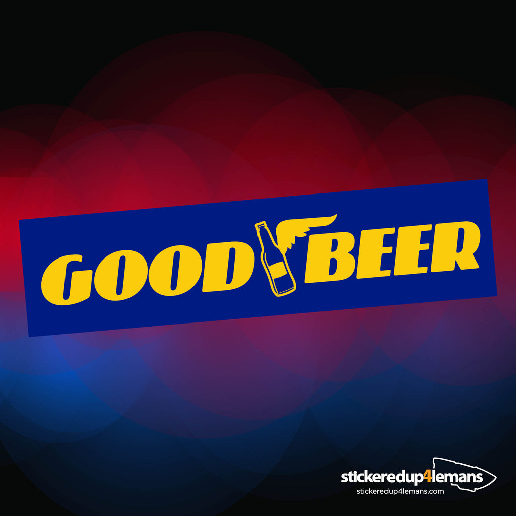 Good Beer (blue & yellow)