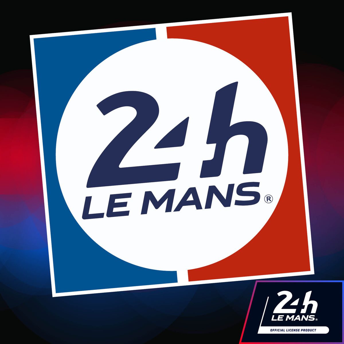 Official Le Mans 24h Le Mans Square Tricolore Number