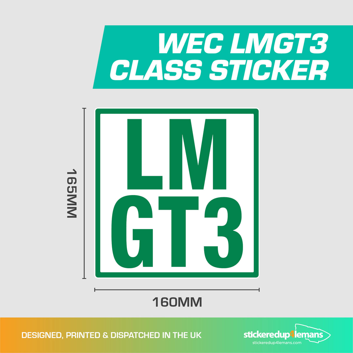 Le Mans Class Sticker - LMGT3