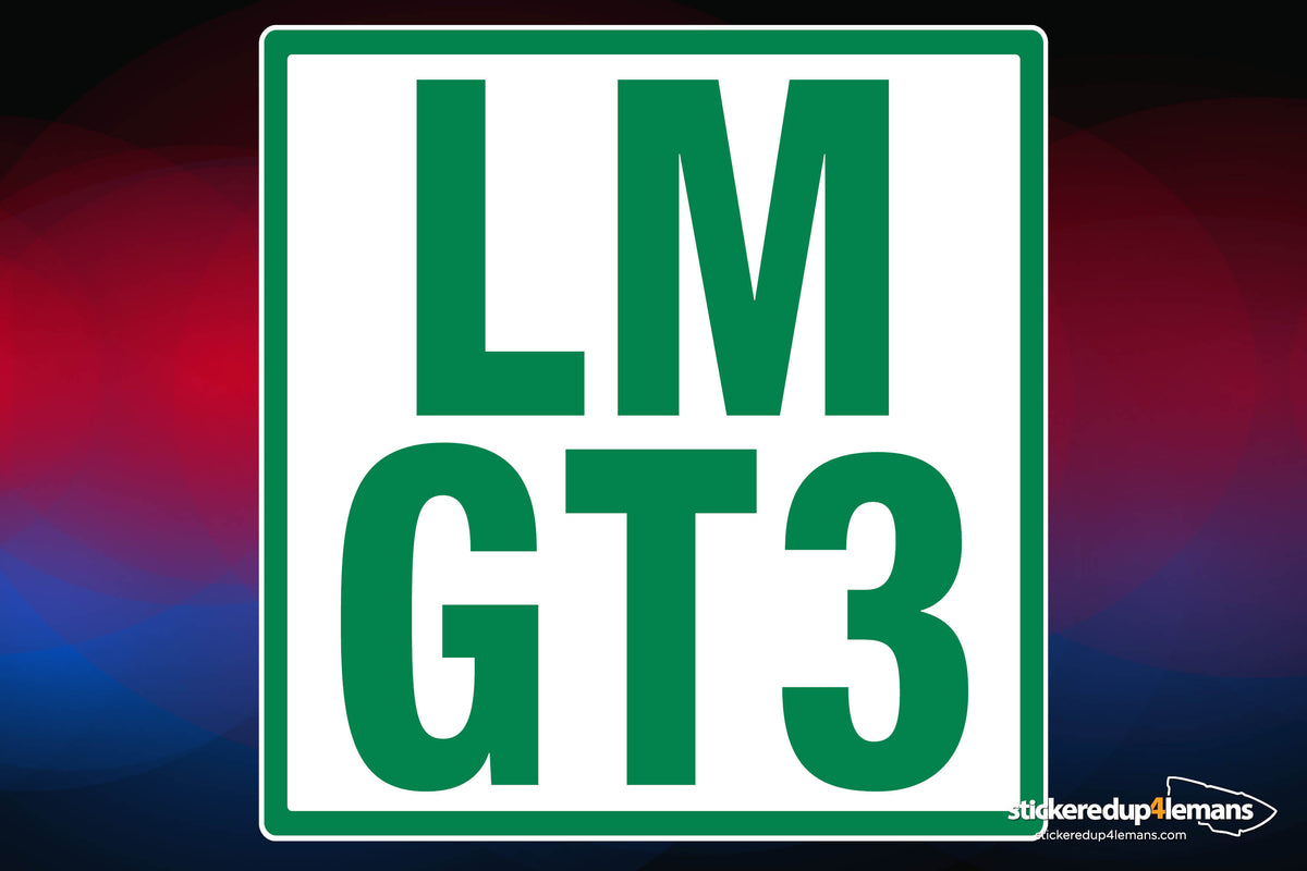 Le Mans Class Sticker - LMGT3