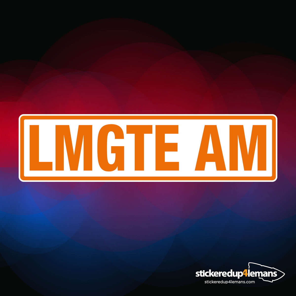 Le Mans Class Sticker - LMGTE AM