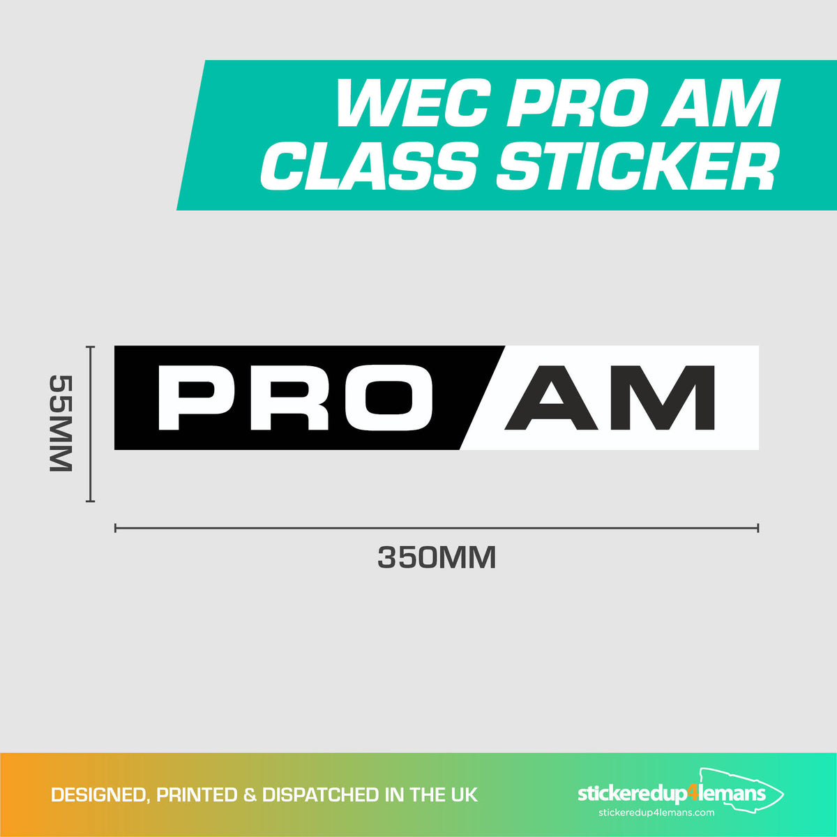 Le Mans Class Sticker - PRO AM