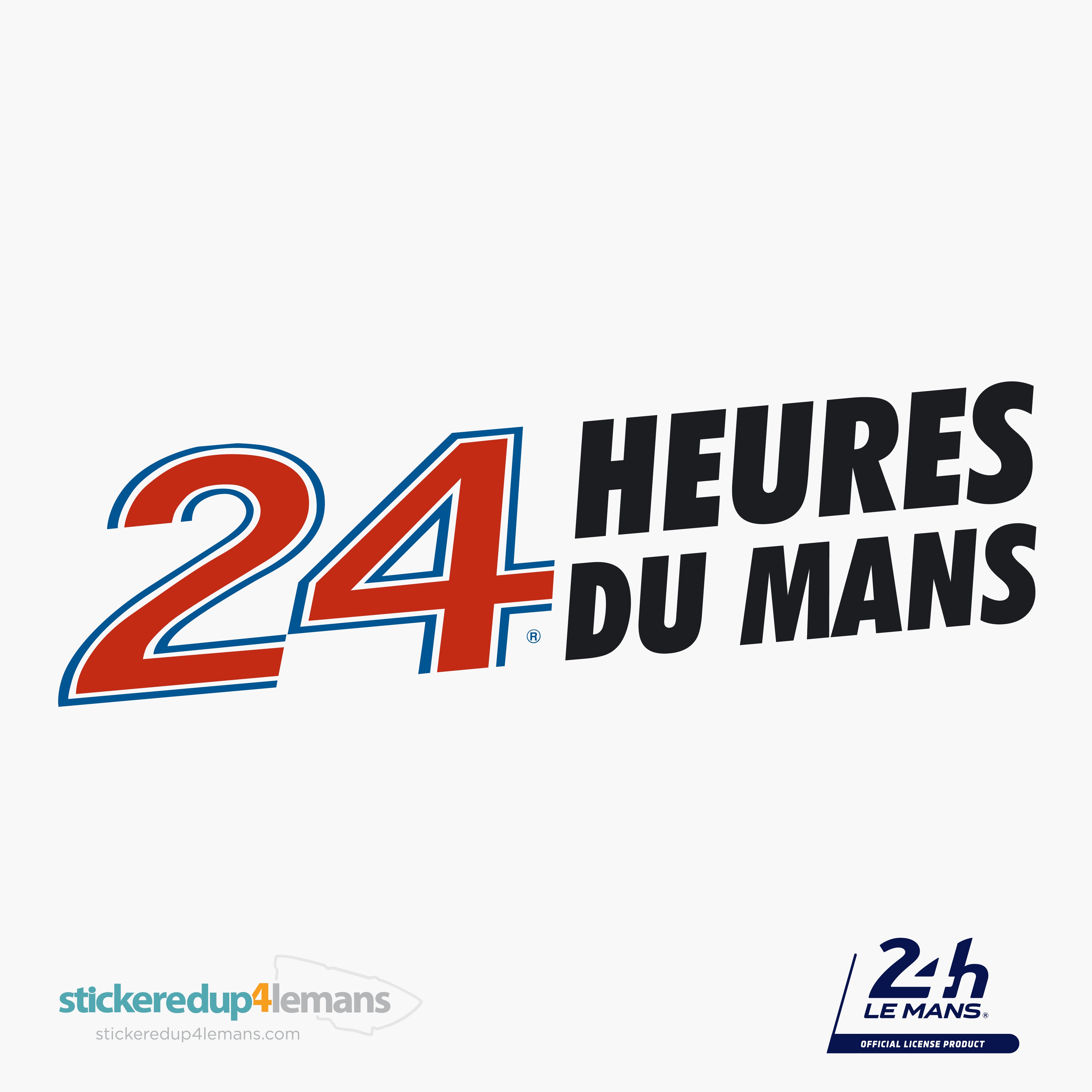Official Le Mans Classic 24 Heures du Mans Logo Sticker - StickeredUp4LeMans