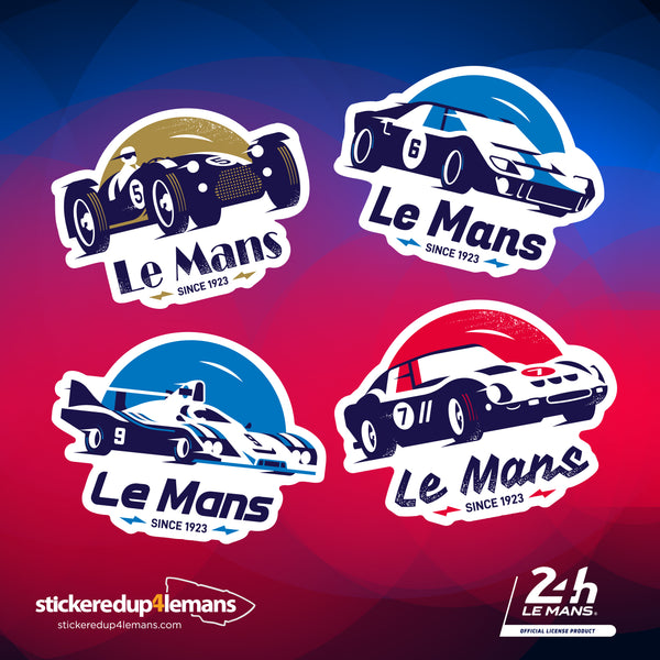 Official Le Mans Centenary Race Car Laptop Sticker Pack ...