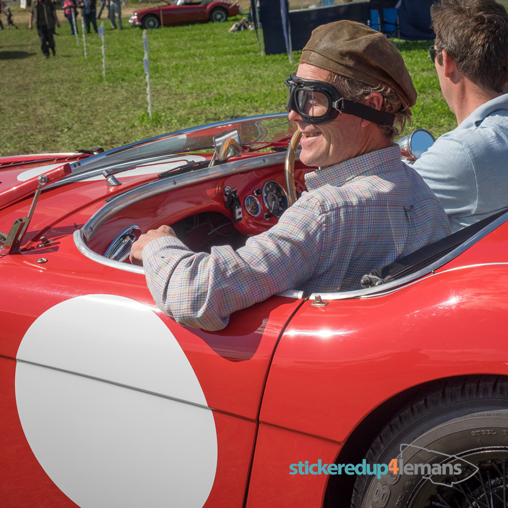 400mm Plain White Classic Roundel - StickeredUp4LeMans