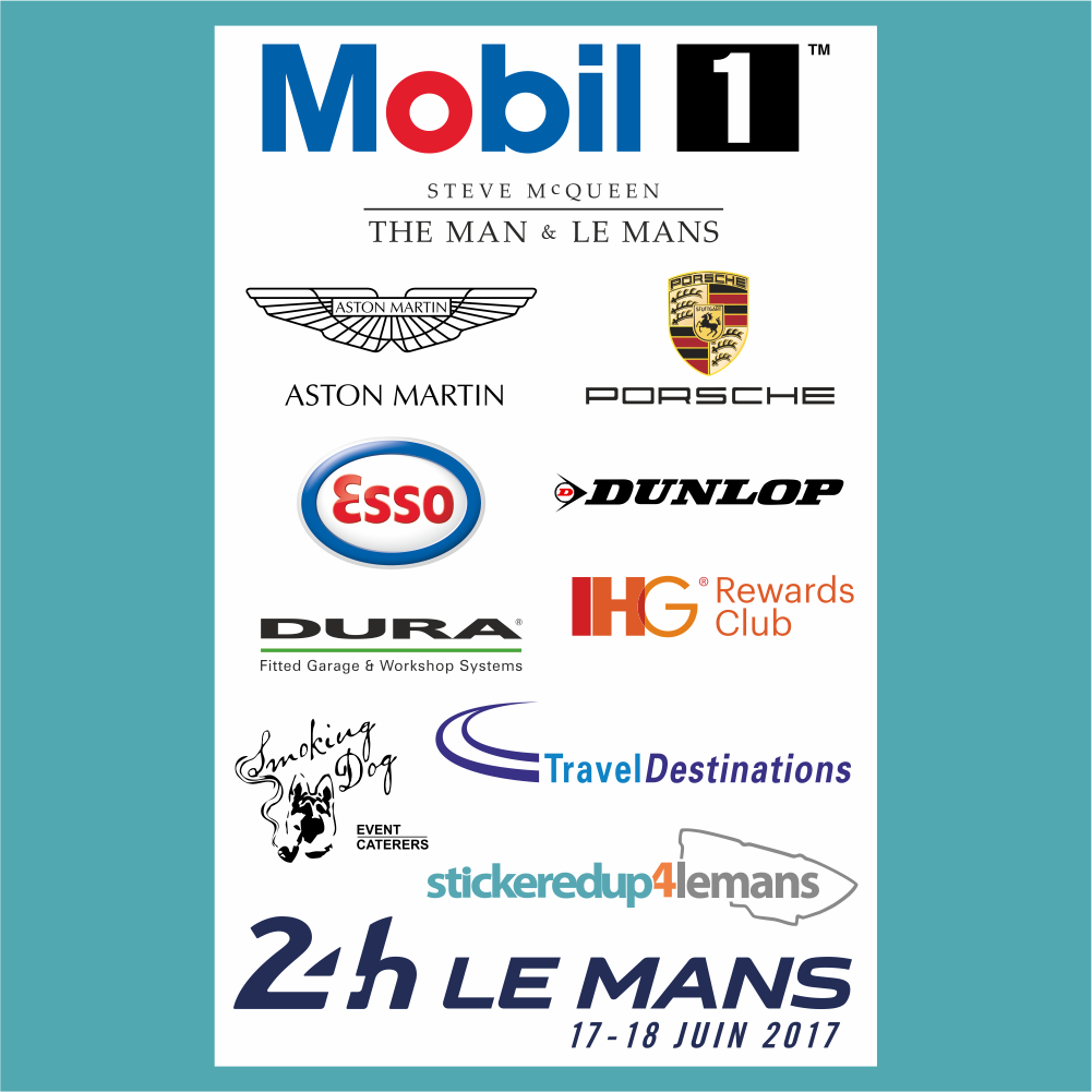 Radiolemans 2017 Sponsor Panel (Vinyl Car Sticker) - Radiolemans - StickeredUp4LeMans