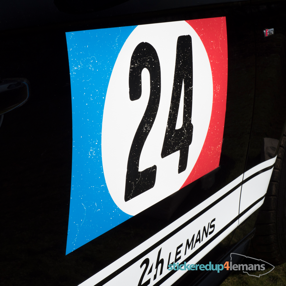 Vintage Tricolore 24 - Numbers - StickeredUp4LeMans